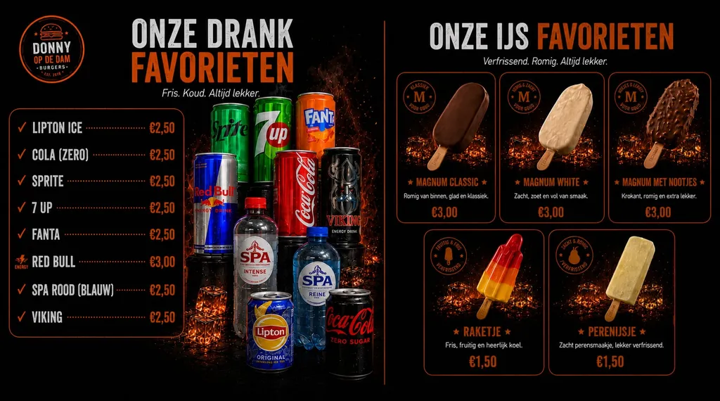 Dranken & IJsjes — Onze favoriete dranken en ijsjes