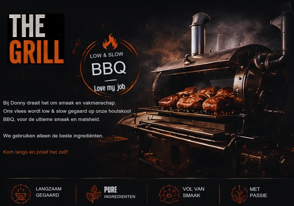 The Grill — Low & Slow BBQ bij Donny op de Dam