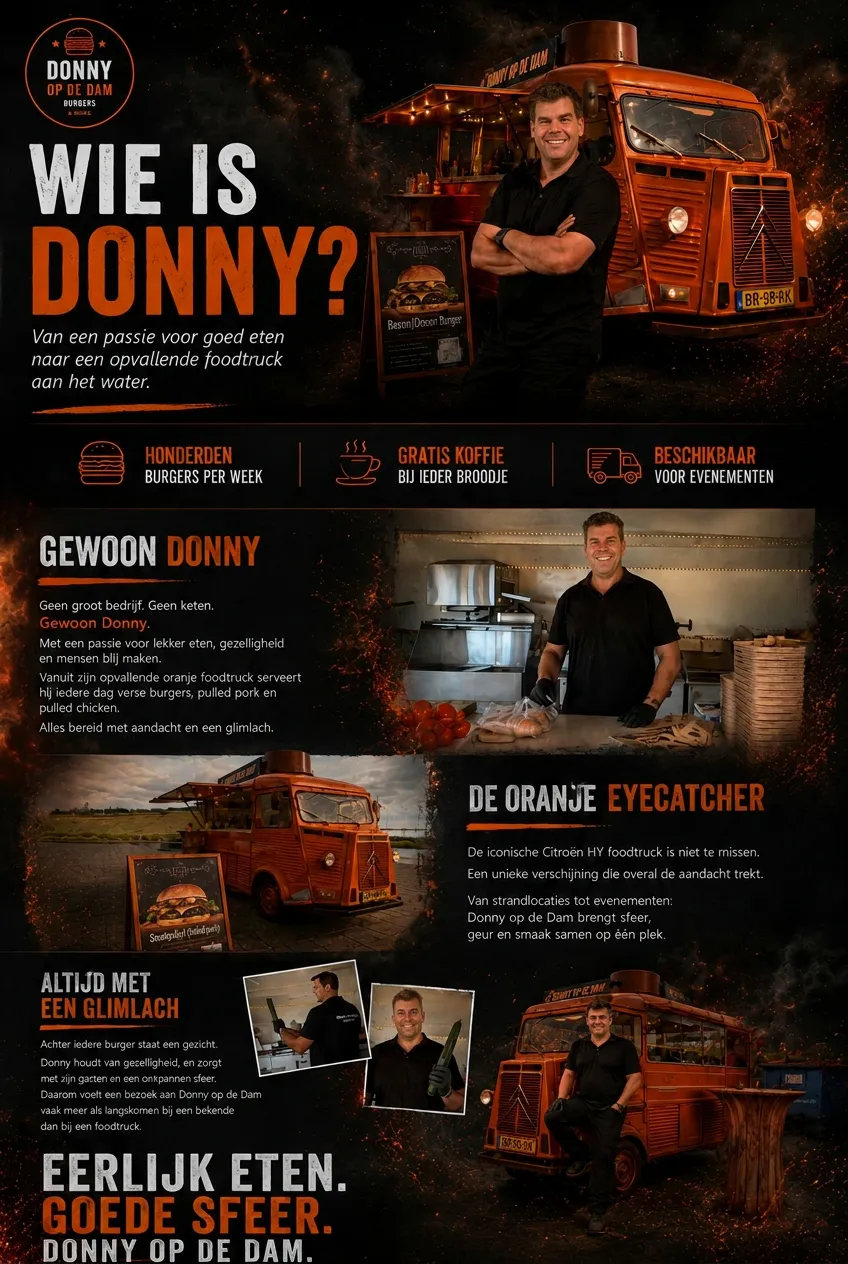 Wie is Donny? — Passie, smaak en eerlijk eten vanuit de foodtruck